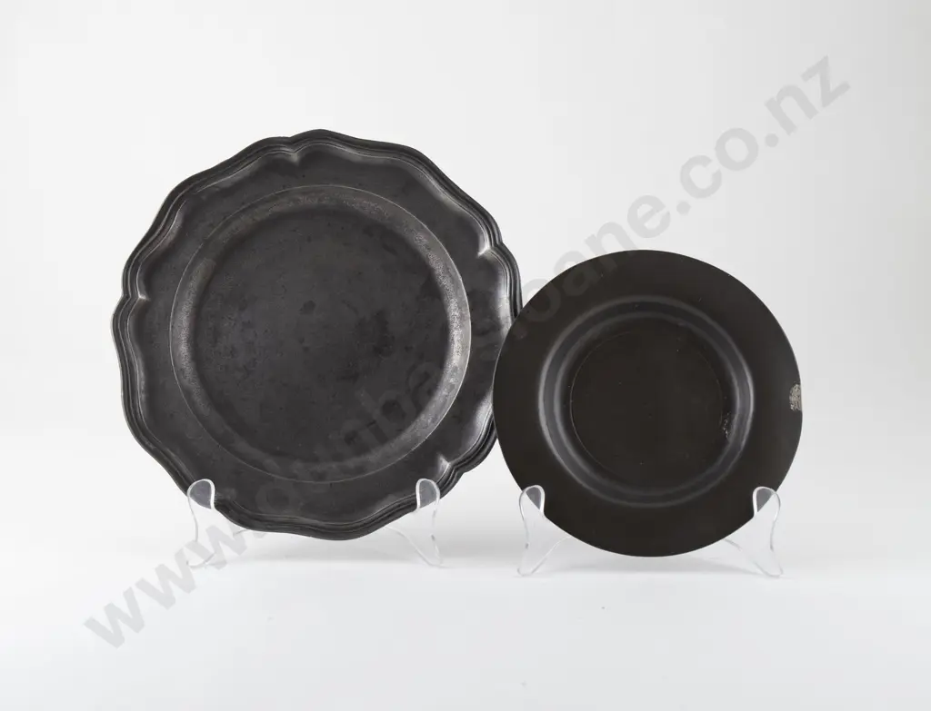 Two Geo III Pewter Plates Image 1++