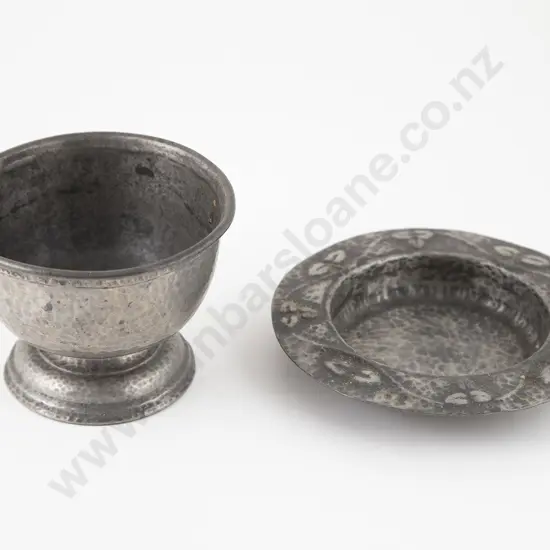 Tudric Pewter Footed Bowl
