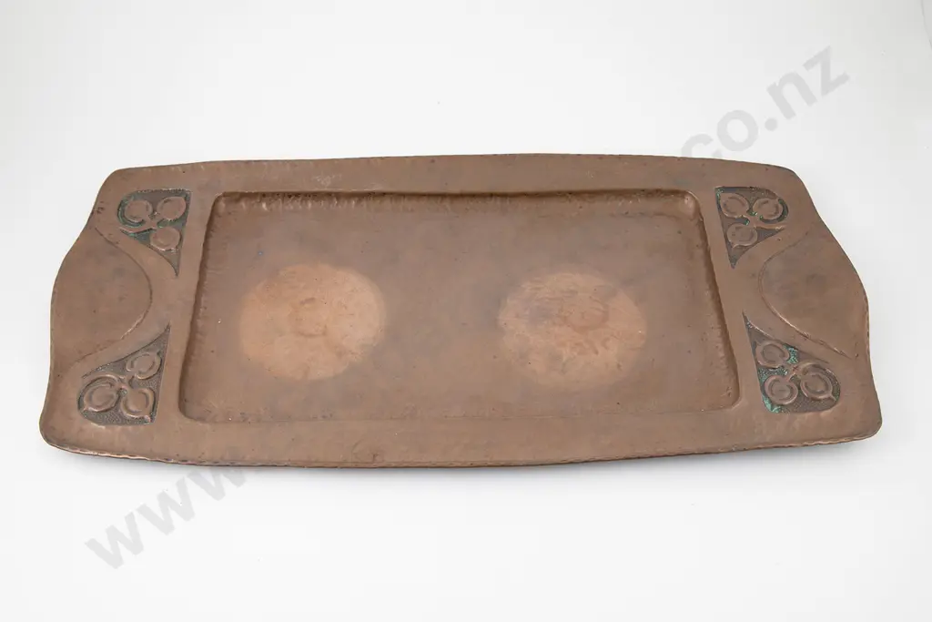 Art Nouveau Two Handled Rectangular Tray Image 1++