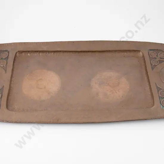 Art Nouveau Two Handled Rectangular Tray