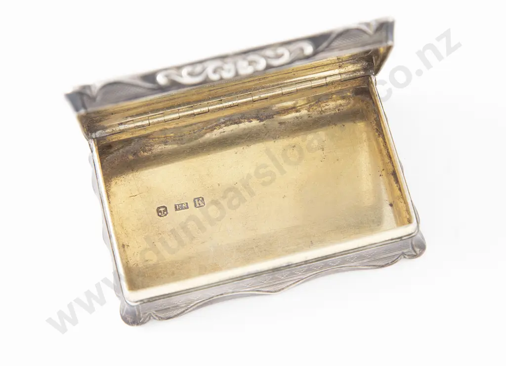 Victorian S/S Snuff Box Image 1++