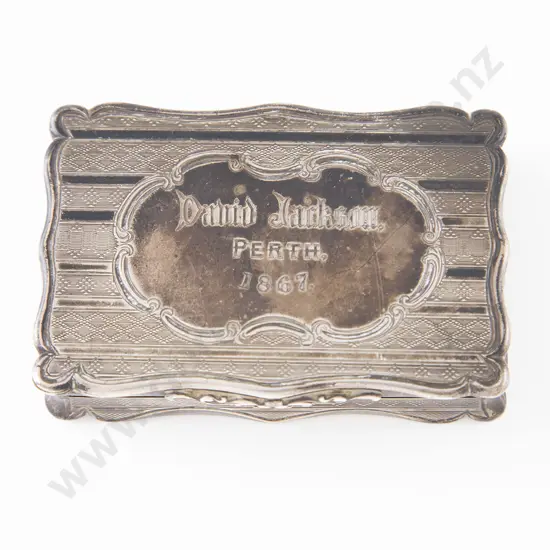 Victorian S/S Snuff Box