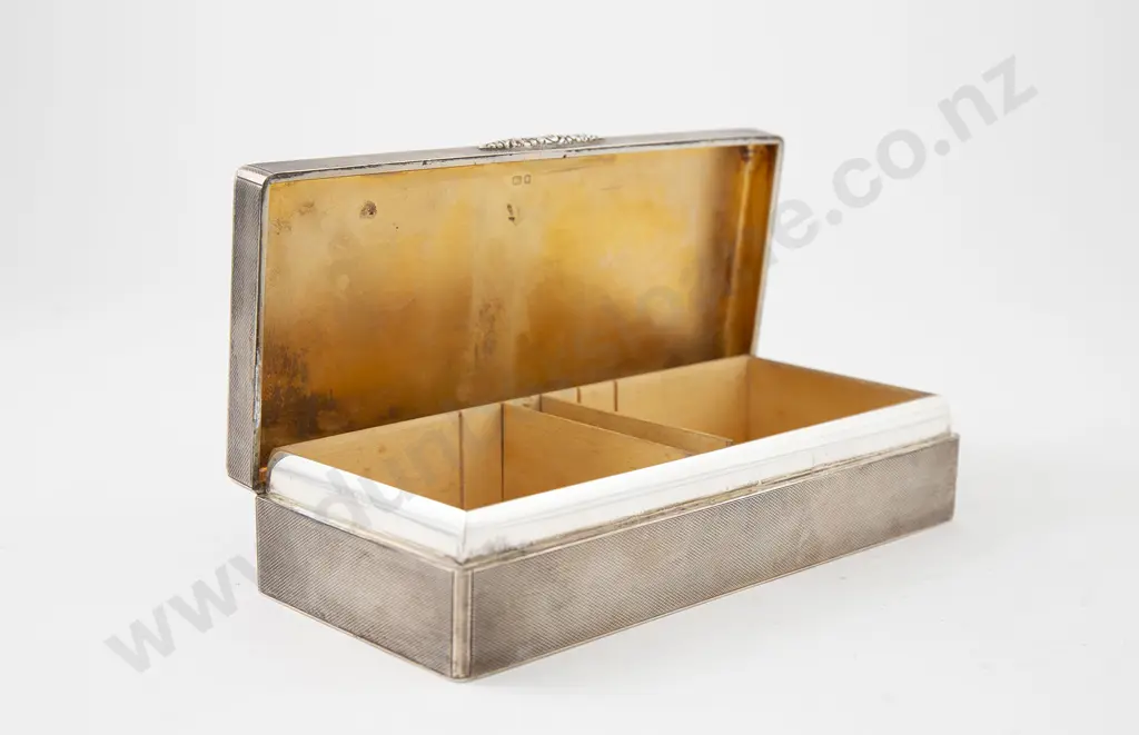 S/S Rectangular Cigarette/Cigar Box Image 1++