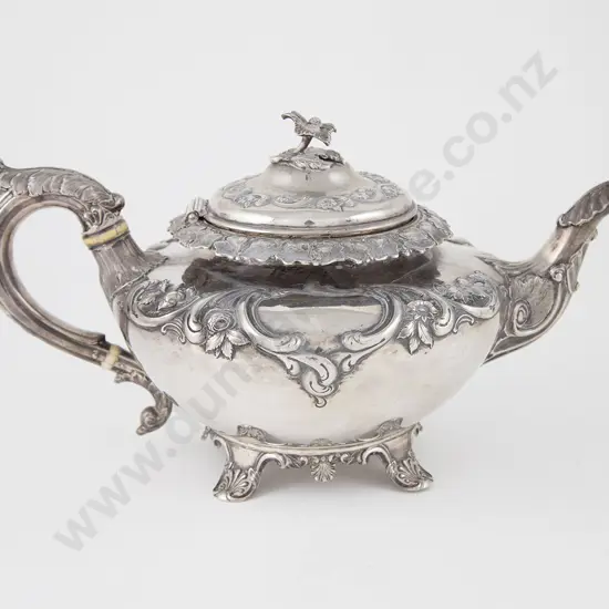 Wm IV Scottish S/S Teapot