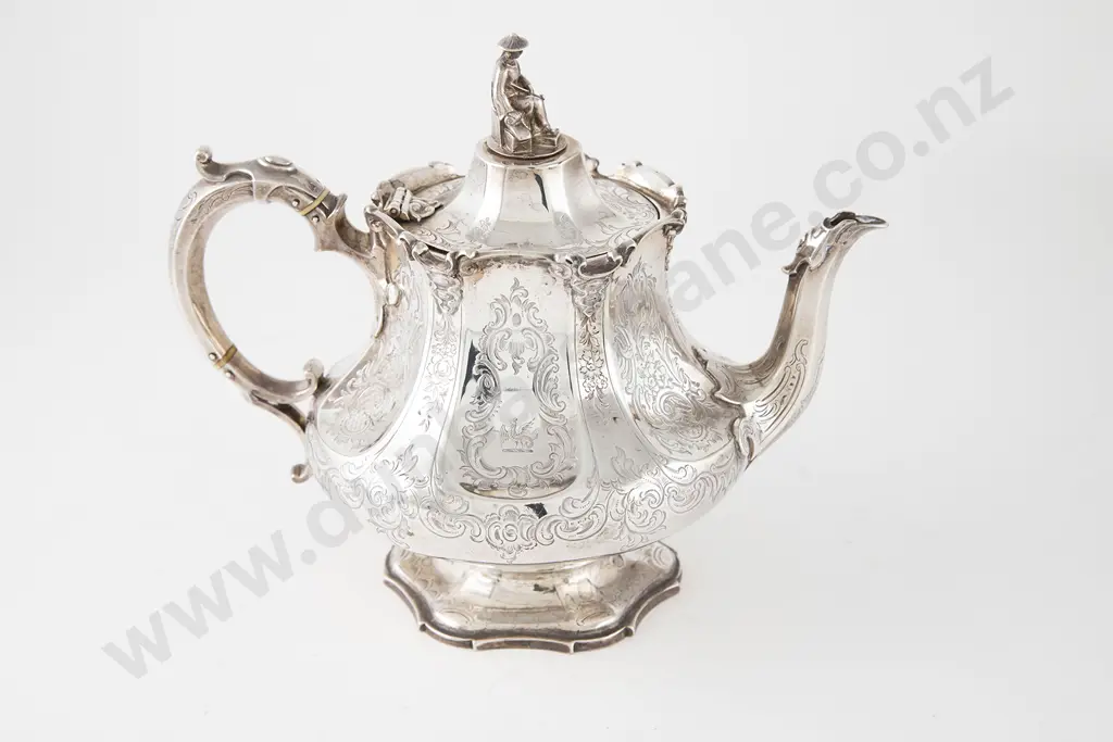 Victorian S/S Teapot Image 1++
