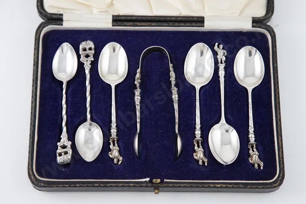 Cased Set Six S/S Handled Fruit Knives Image 1++