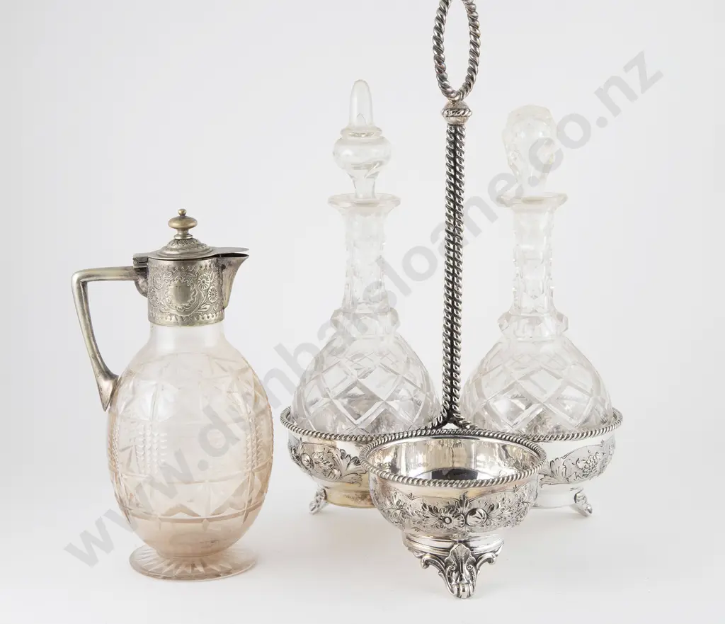 Cut Glass Claret Jug Image 1++