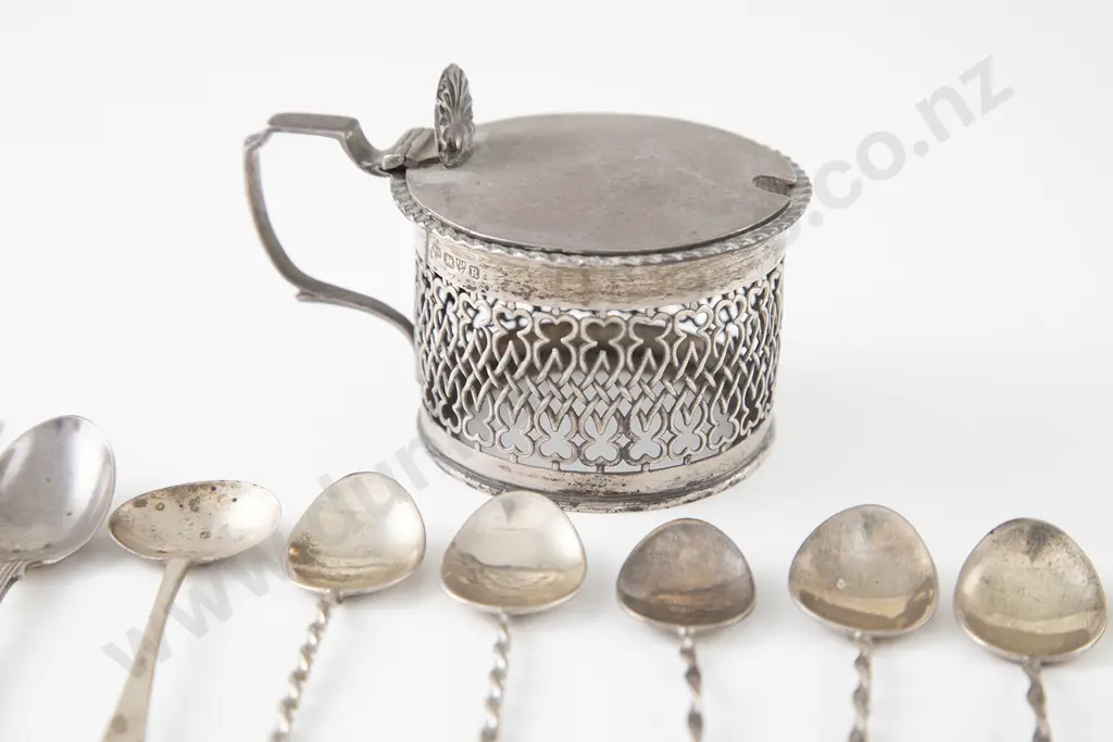 Victorian S/S Mustard Pot Image 1++