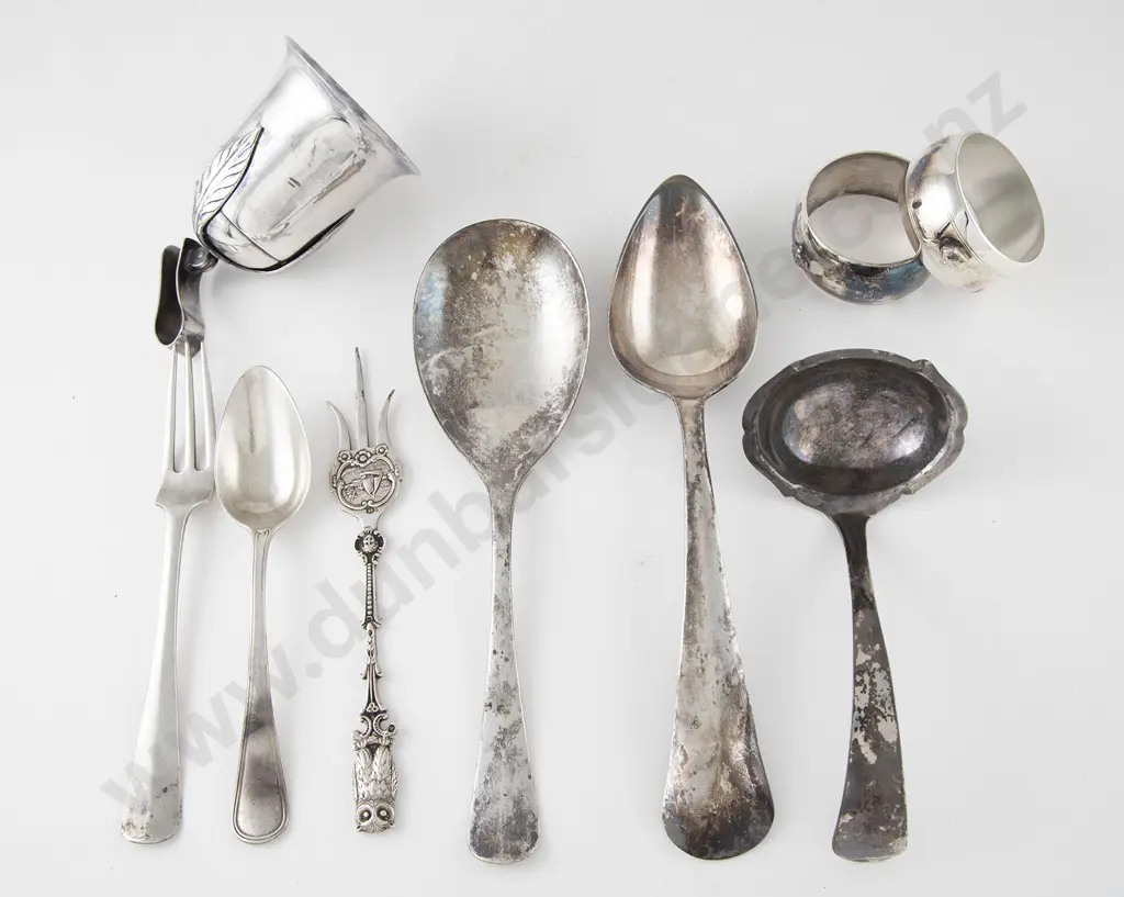 Six Pieces Dutch Silver Cutlery Image 1++