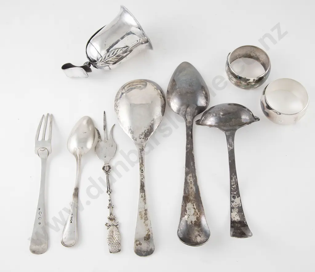 Six Pieces Dutch Silver Cutlery Image 1++