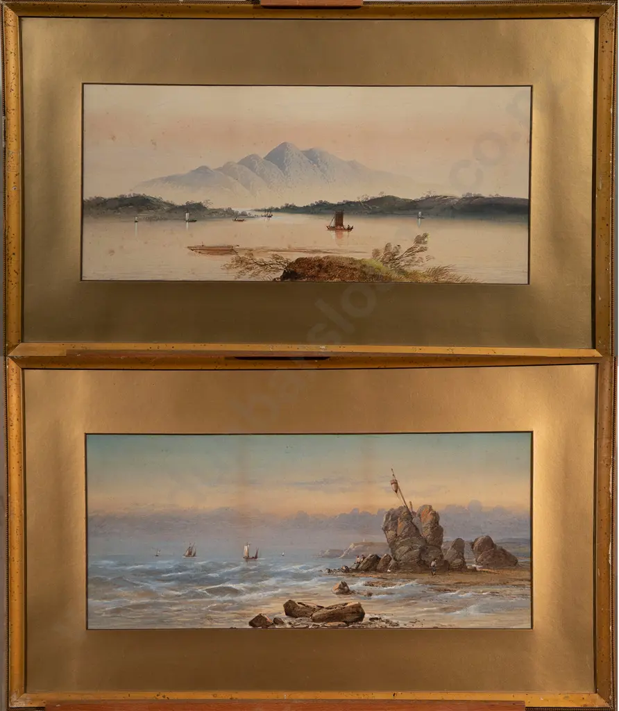 Pair of Victorian Landscapes Watercolours Image 1++