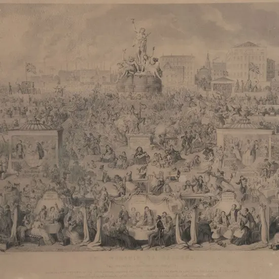 George Cruikshank (after) - The Worship of Bacchus