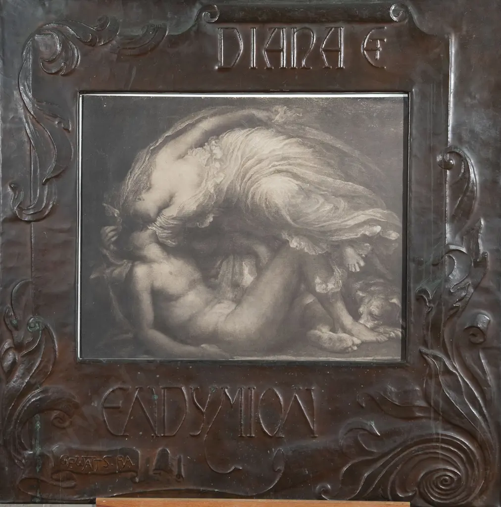 George Frederic Watts (1817-1904) Arts & Crafts Copper Framed Print Image 1++