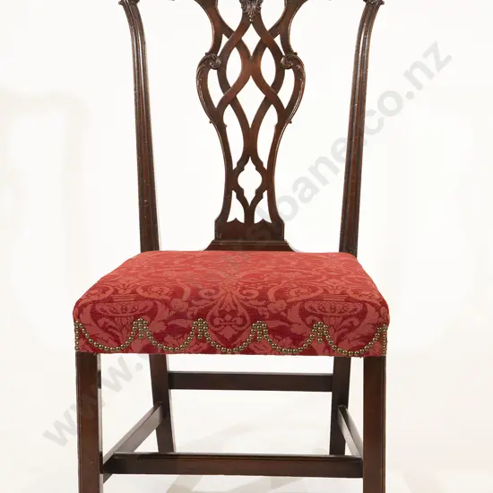 Chippendale Style Mahogany Side Chair