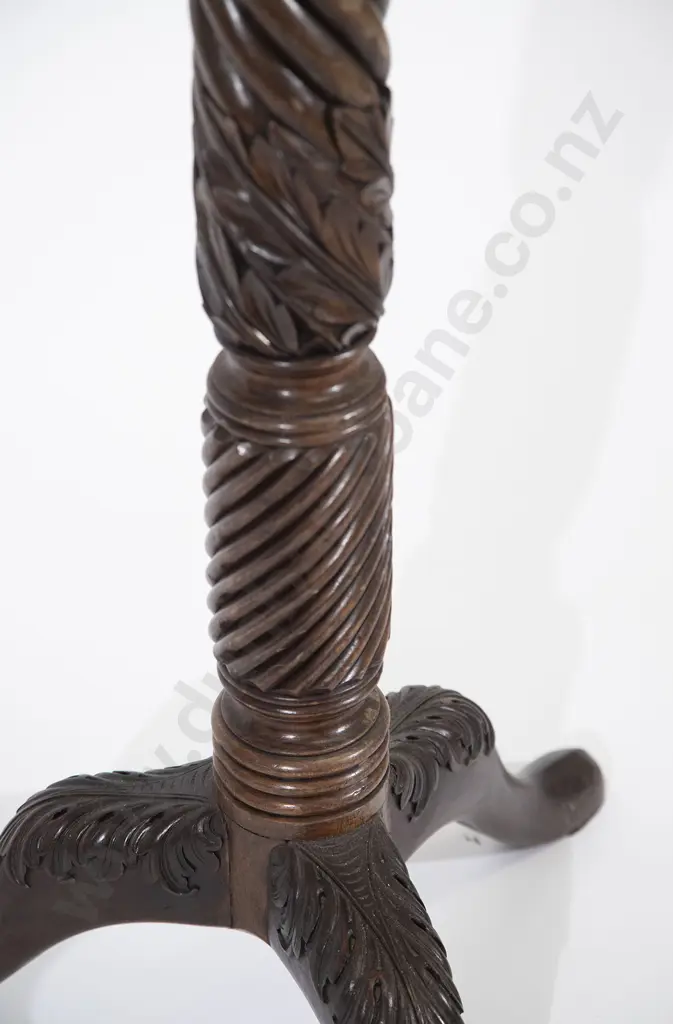 Victorian Mahogany Torchere Image 1++