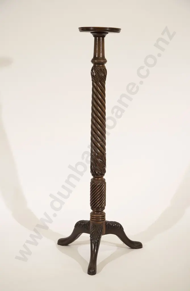 Victorian Mahogany Torchere Image 1++