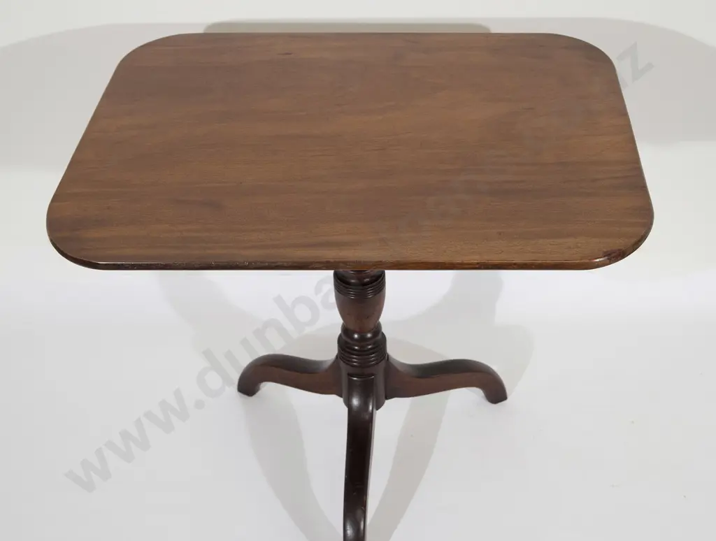 Geo III Mahogany Oblong Snap Top Supper Table Image 1++