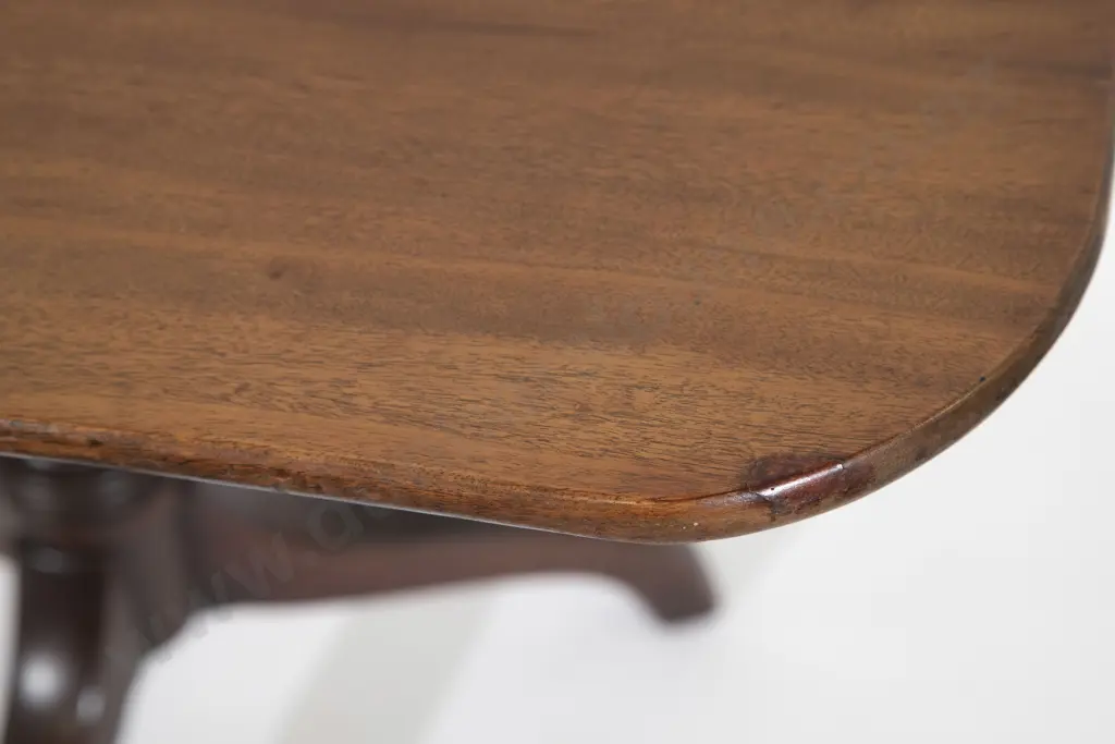 Geo III Mahogany Oblong Snap Top Supper Table Image 1++