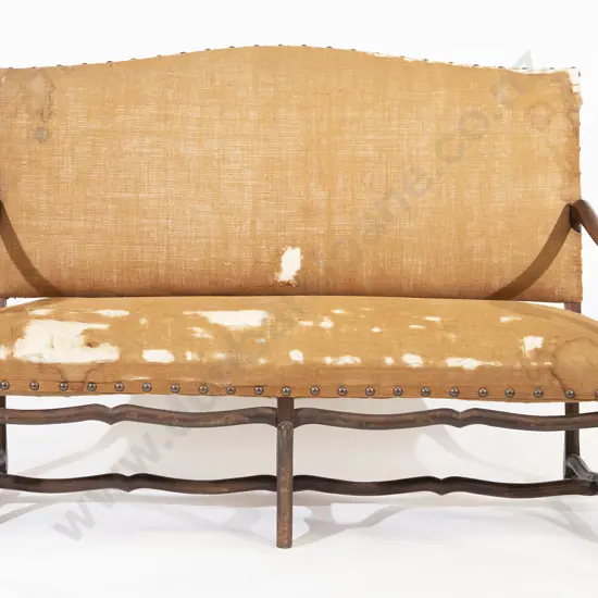 Late C19th French Provincial Oak Settee