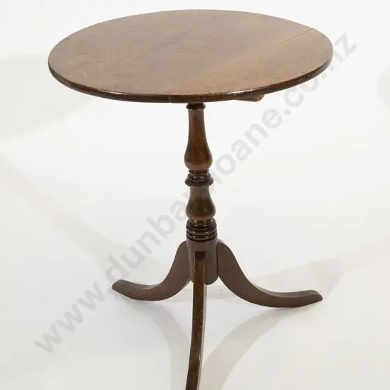 Regency Oak Circular Snap Top Wine Table