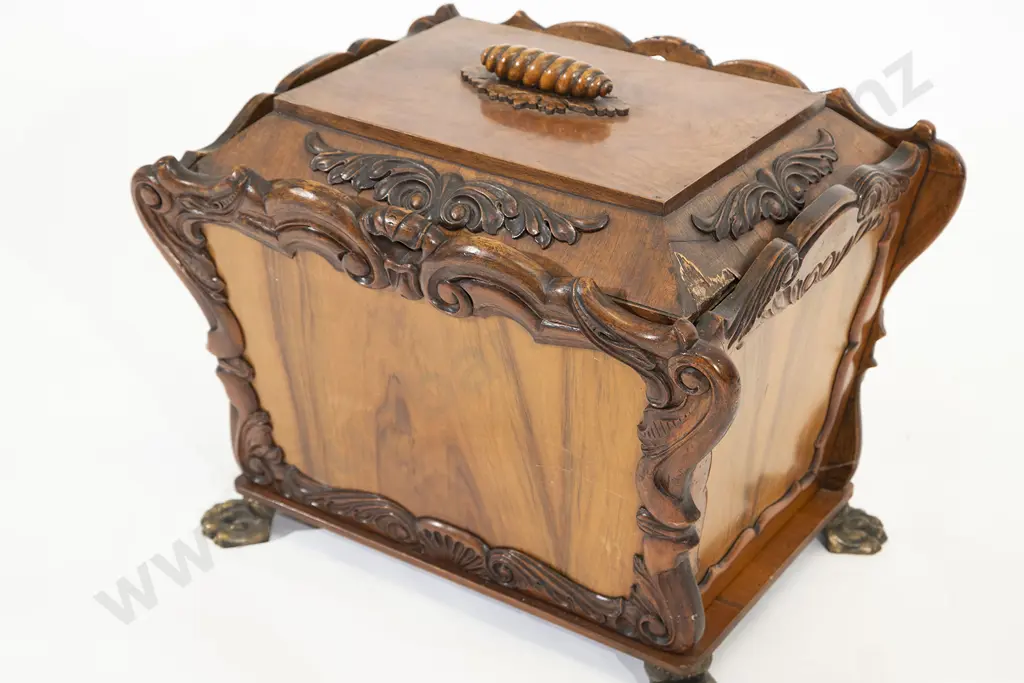 Victorian Walnut Wine Cooler Image 1++