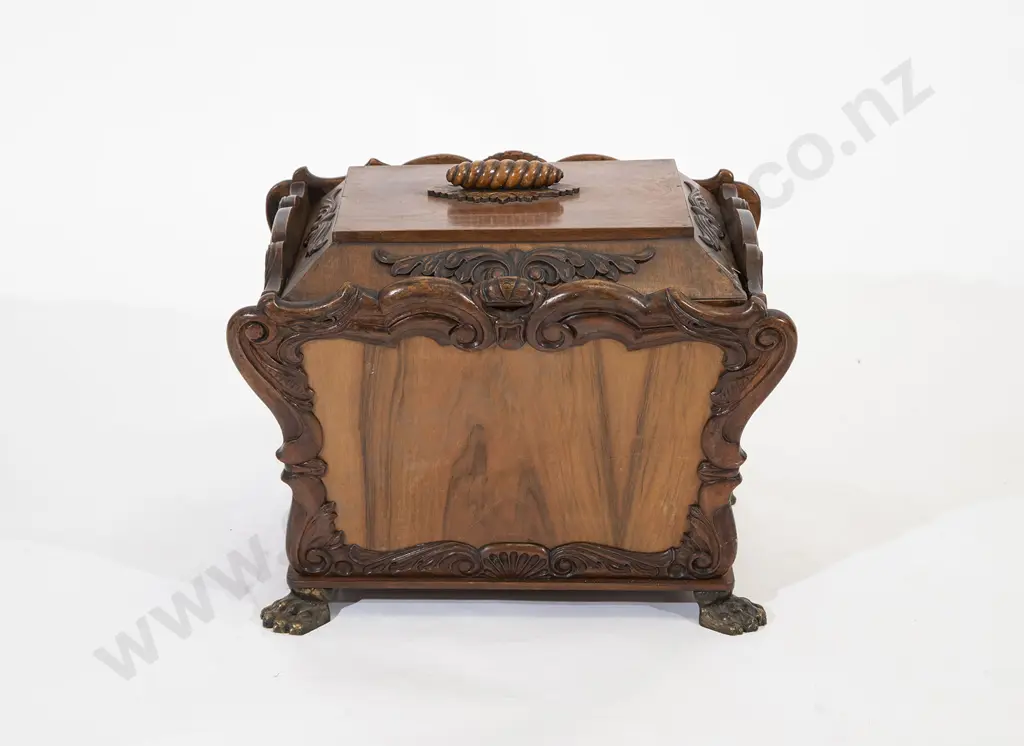 Victorian Walnut Wine Cooler Image 1++