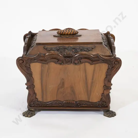 Victorian Walnut Wine Cooler