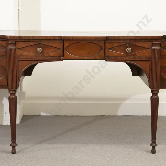 Regency Mahogany Breakfront Sideboard