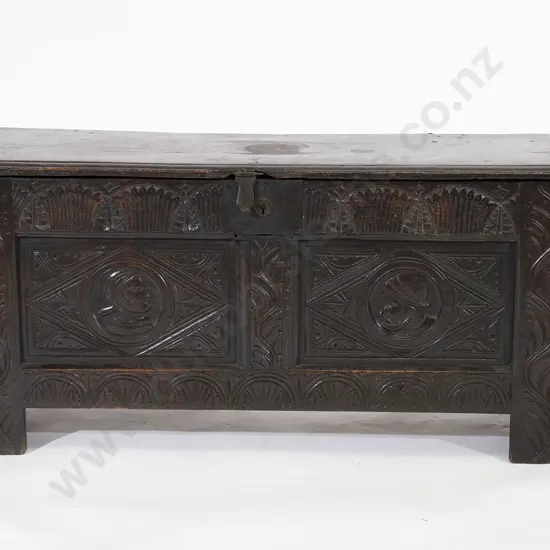 Small C17th Oak Coffer