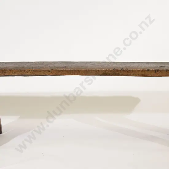C18th Oak Pig Bench