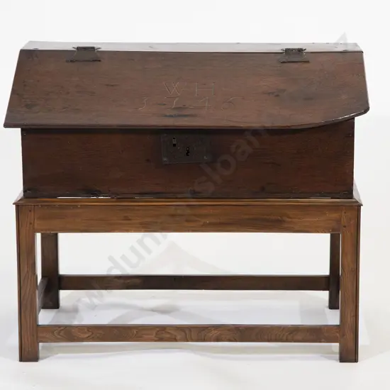 Early C18th Oak Bible Box