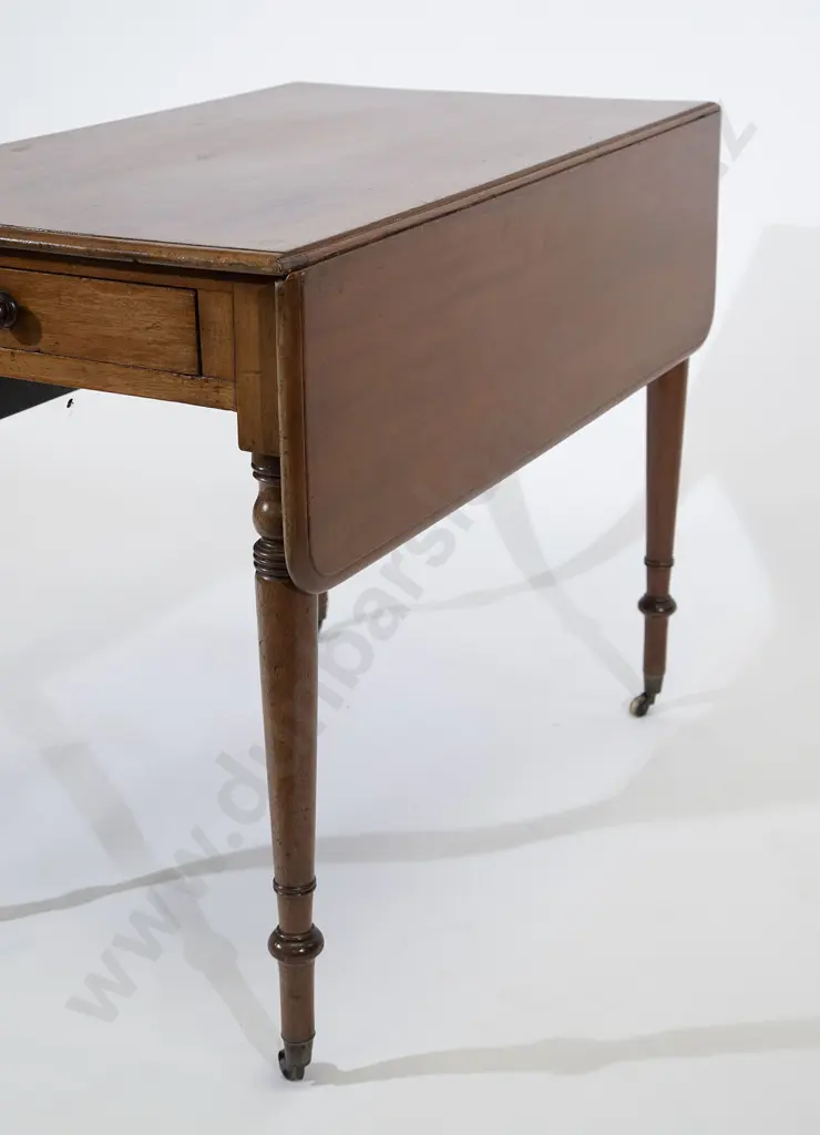 Regency Mahogany Pembroke Table Image 1++