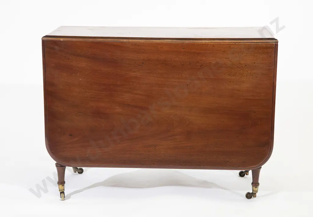 Regency Mahogany Pembroke Dining Table Image 1++