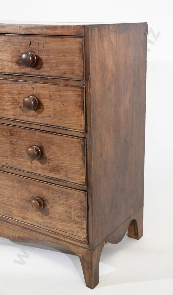 Regency Mahogany Flat Front Chest Image 1++