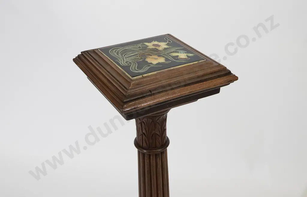 Reeded Beech Torchere Image 1++