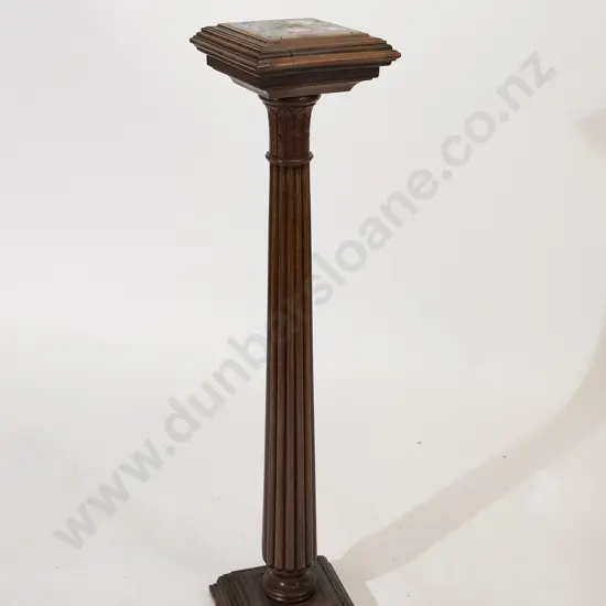 Reeded Beech Torchere