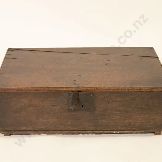 Early C18th Oak Bible Box