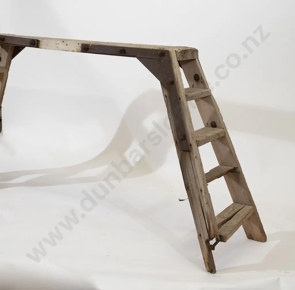 Victorian Pine and Cast Iron Scaffold Image 1++