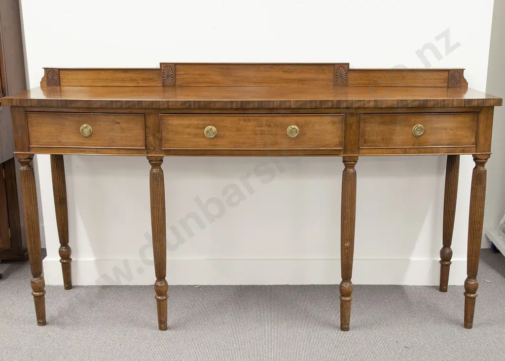 Regency Mahogany bow Front Sideboard Image 1++