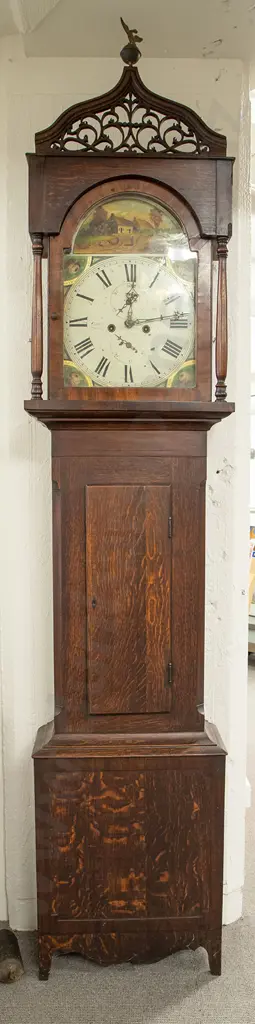 Geo III Longcase Clock Image 1++