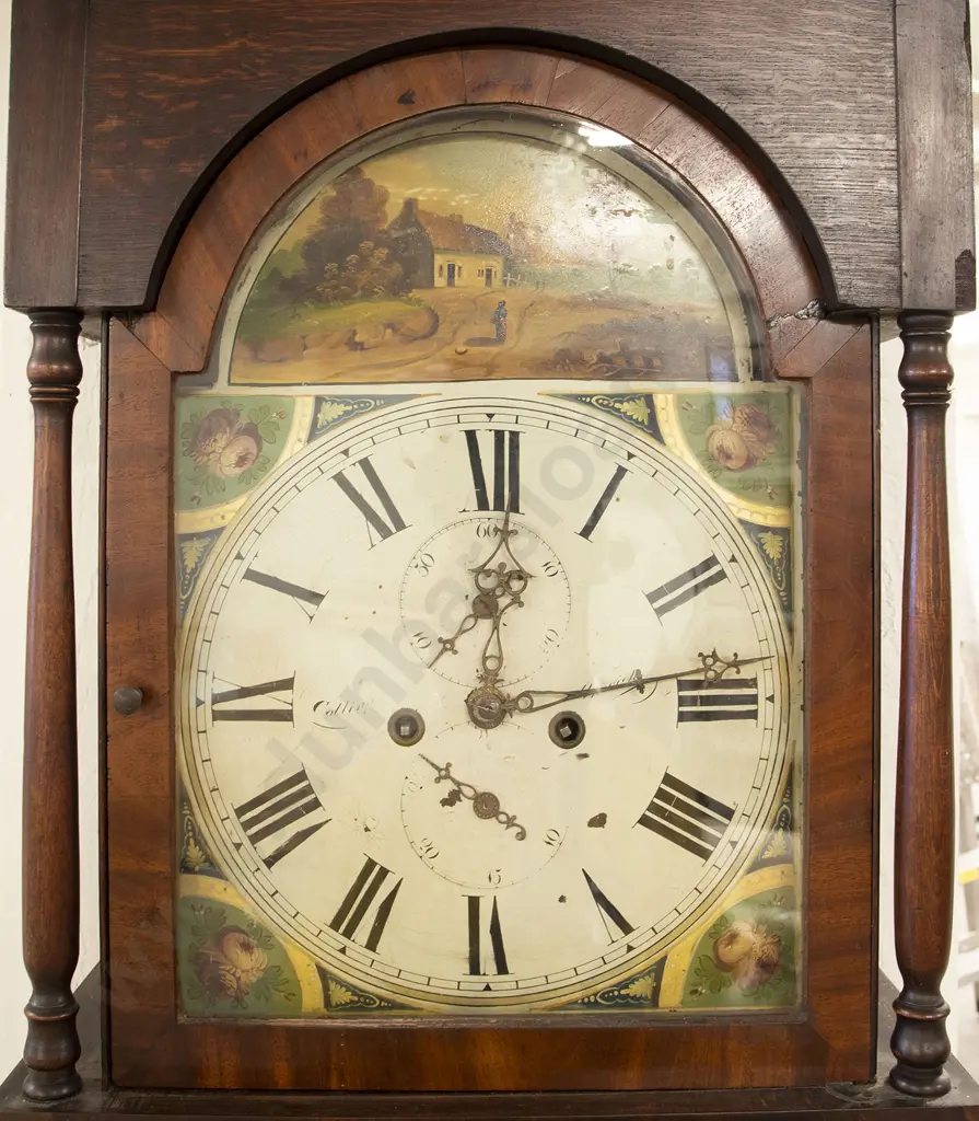 Geo III Longcase Clock Image 1++