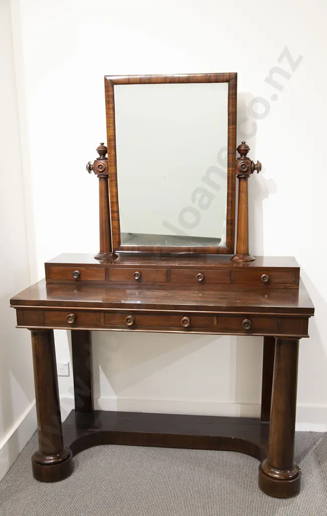 WmIV Mahogany Dressing Table Image 1++