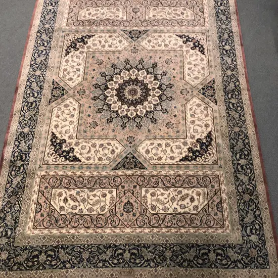 All Silk Qum Rug