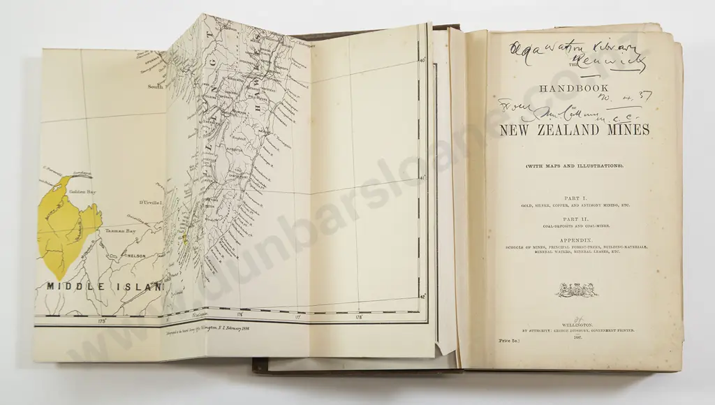 (-) The Handbook Of New Zealand Mines Image 1++
