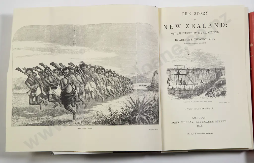 Thomson Arthur S - The Story Of New Zealand (2 Volumes) Image 1++