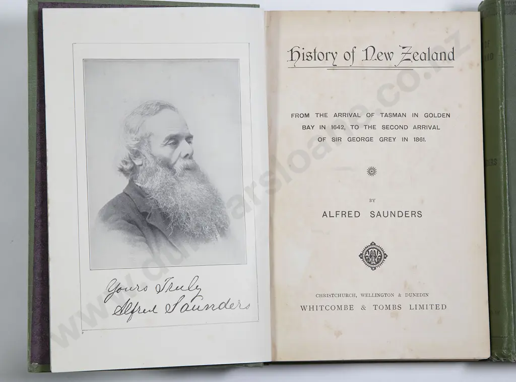 Saunders Alfred - History of New Zealand (2 Volumes) Image 1++