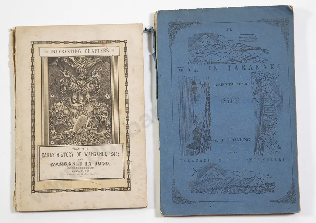 Grayling W A - ( Taranaki Volunteer Rifles)) The War In Taranaki During The Years 1860-61 Image 1++