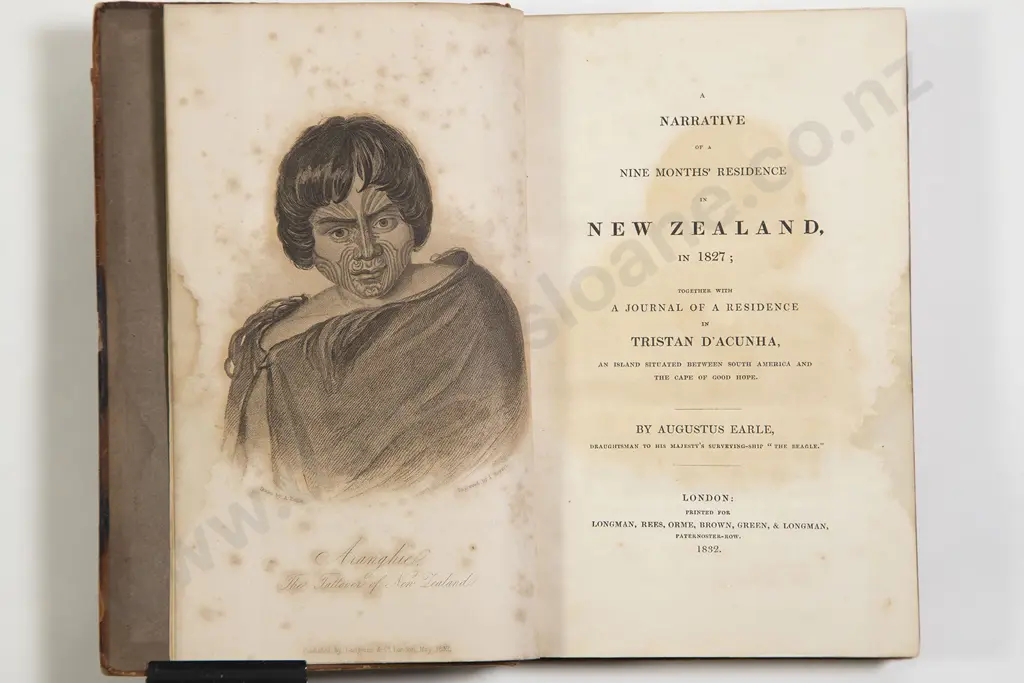 Earle Augustus - A Narrative of a Nine Months Residence in New Zealand in 1827 Image 1++