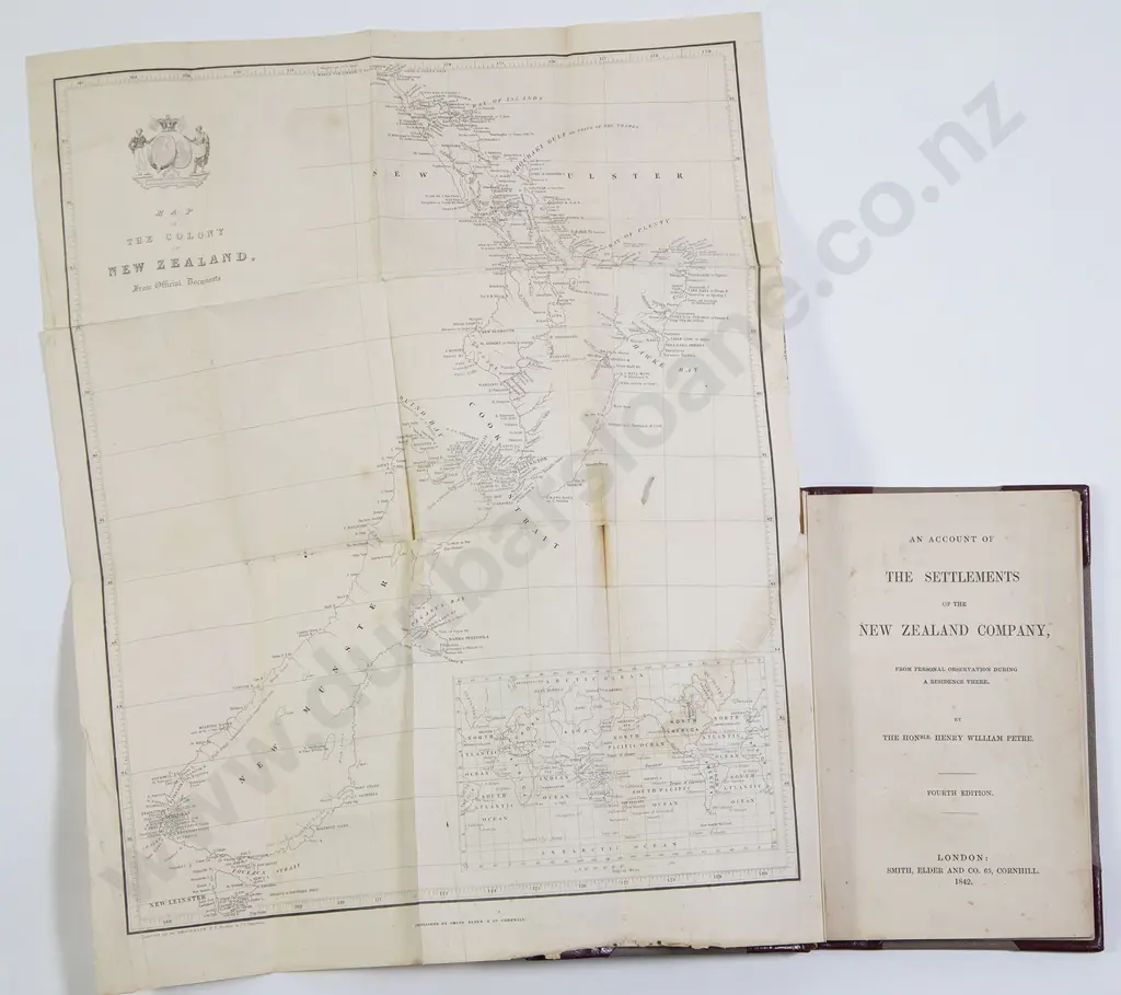 Petre Hon Sir Henry William - An Account Of The Settlements Of The New Zealand Company Image 1++