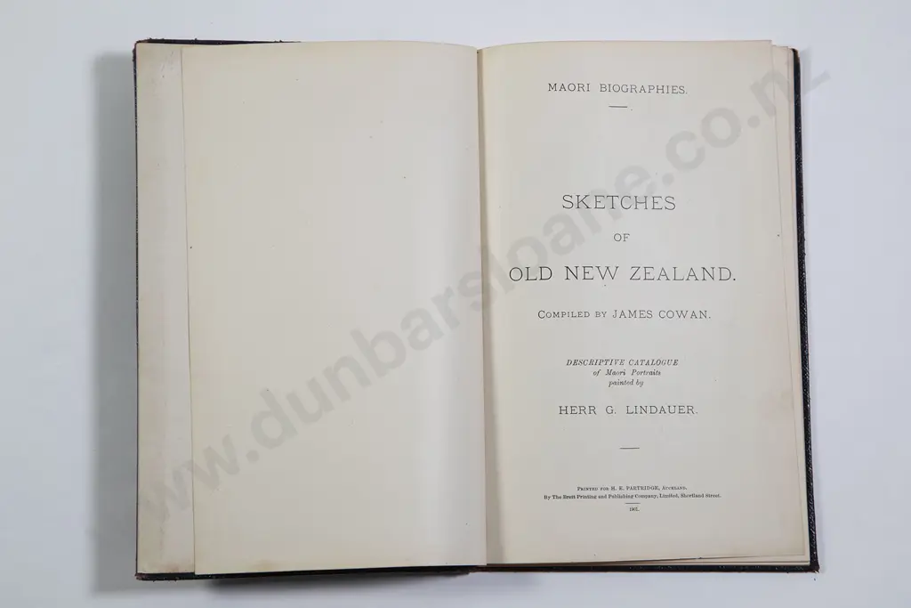 Cowan James - Sketches of Old New Zealand Image 1++